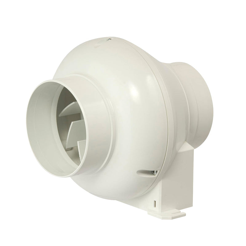 Manrose 100mm In Line Centrifugal Extractor Fan with timer - CFD200TN, Image 1 of 1