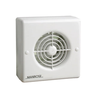 Manrose 100mm Auto/Timer P/Cord Fan - XF100ATP