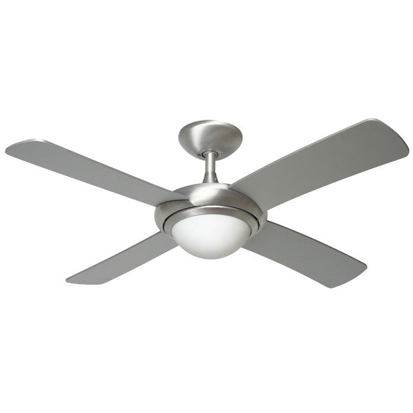 Fantasia Orion 44inch. Ceiling Fan with Matt Silver Blade & Light - Brushed Aluminium - 115311, Image  of 1