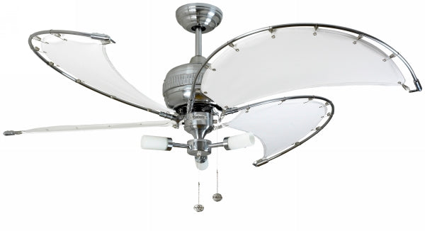 Fantasia Spinnaker 40inch. Ceiling Fan with Canvas Blade - Stainless Steel - 111351, Image 1 of 1