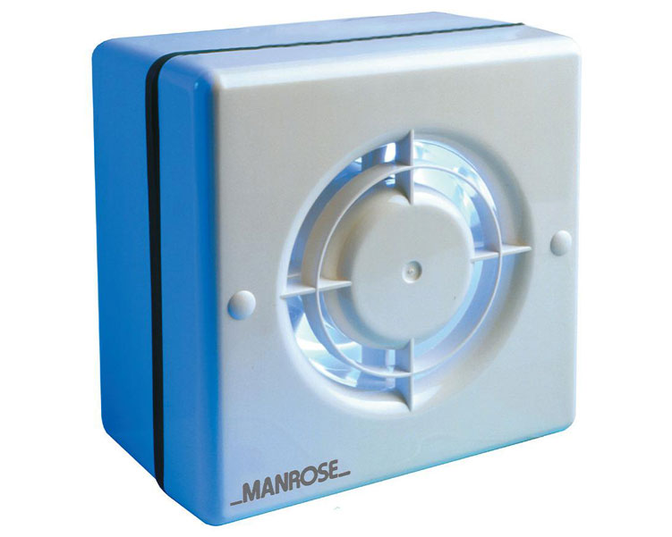 Manrose 100mm (4) 12V Low Voltage Window Extractor Fan - WF100LV