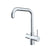Hyco Sigma 98° 3 in 1 Swan Neck Boiling Water Tap Brushed Nickel - SIGMASBN