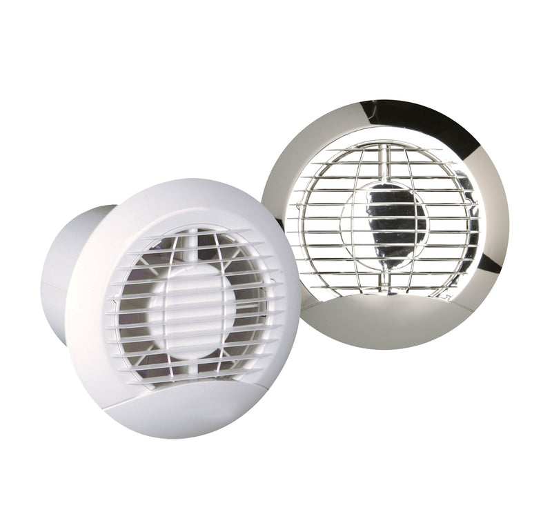 Manrose Haylo 100mm/4 Inch Round Extractor Fan with Backdraft Shutter - HAYLO100S, Image 1 of 1
