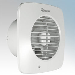 Xpelair DX150HTS Simply Silent 6/150mm Square Extractor Fan w/ Humidistat And Timer - 93076AW - Return Unit