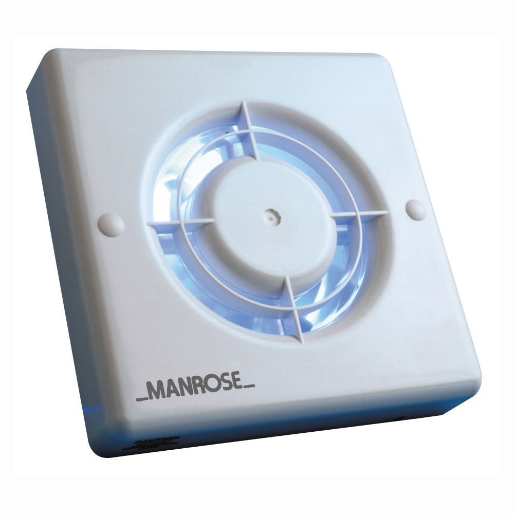 Image of a manrose shower extractor fan on a white background