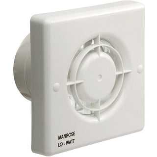 Manrose Safety Extra Low Voltage (SELV) Fan with Transformer & Timer - SELVLW100T