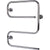 Hyco Alize S - Shaped Towel Rail 50W - AL50SC