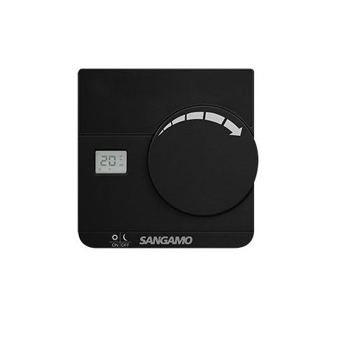ESP Sangamo Choice Plus Room Thermostat Digital Black CHPRSTATDB