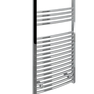 Kudox 250W Standard Electric Curved Towel Rail - Chrome - KTR250STDCHR