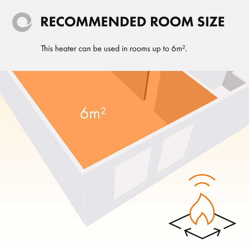 Devola 600W Mini Oil Filled Radiator (White) - DVMOR7F06W, Image  of 8