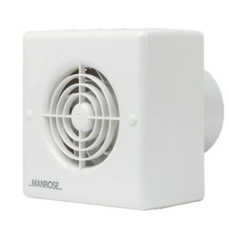 Manrose CF100T 100mm 4 Centrifugal Extractor Fan with Timer, Image 1 of 1